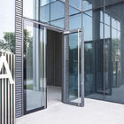 Reflective Double Glass Aluminium Swing Door Aluminium Spring Doors for Hotel Lobby
