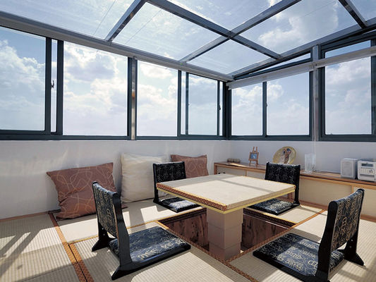Skylight Patio Sun Rooms , Natural Light Aluminium Shade Louvres ISO9001